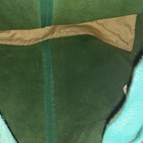 GAP Leather Large Tote Bag Green - Picture 5 of 7